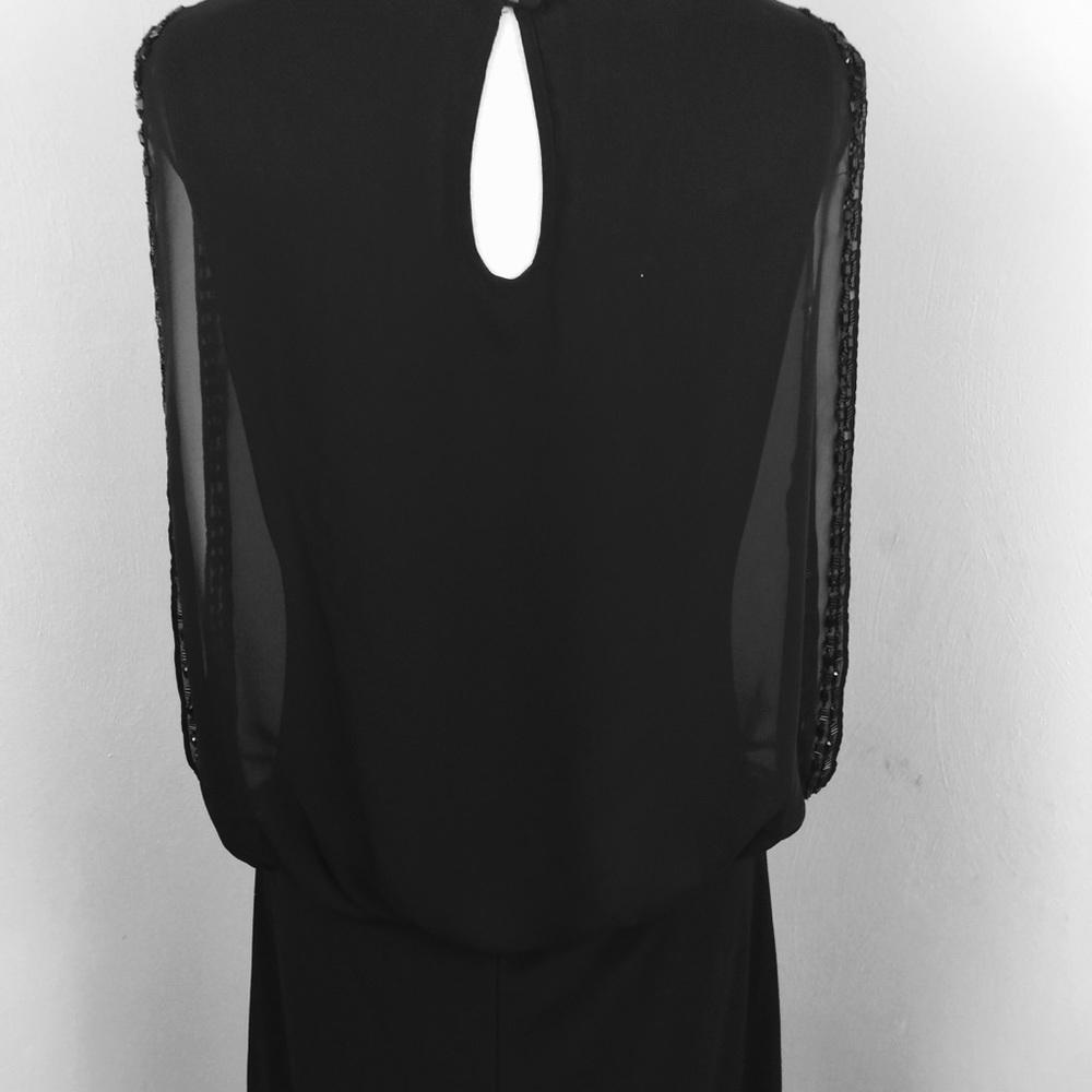 Scarlett Dress. Black.  Sz. 12. - Picture 4 of 9